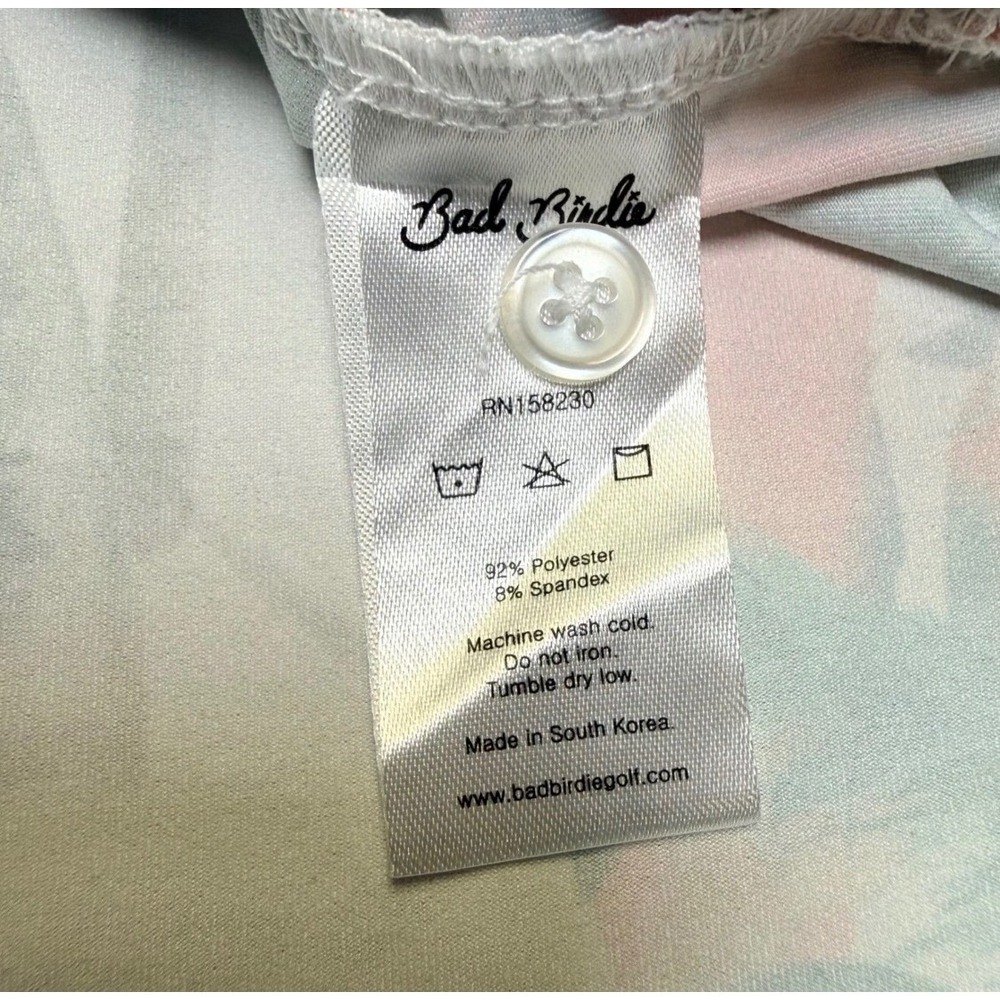 2 Bad Birdie Polo Golf Shirts Men Small Tropical Safari Animal Print 2pc Bundle - Picture 11 of 16